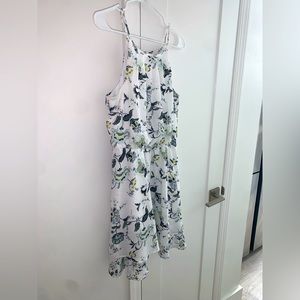 Francesca’s White floral tank dress